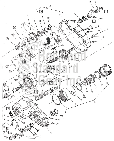 Borg Warner 1345 Transfer Case graphic