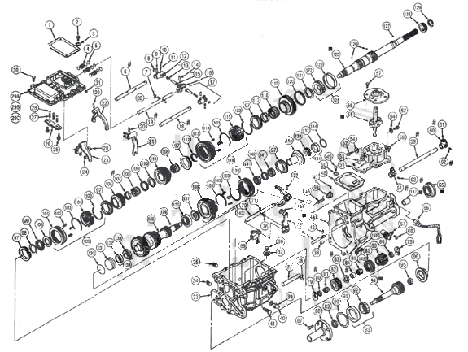 Tremec TR-3550 & TKO Transmissions diagram