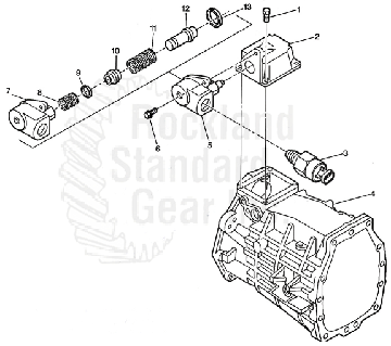 Tremec T-56 C5 Corvette Reverse Lockout diagram