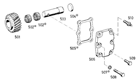 ZF S6-40 Reverse Idler